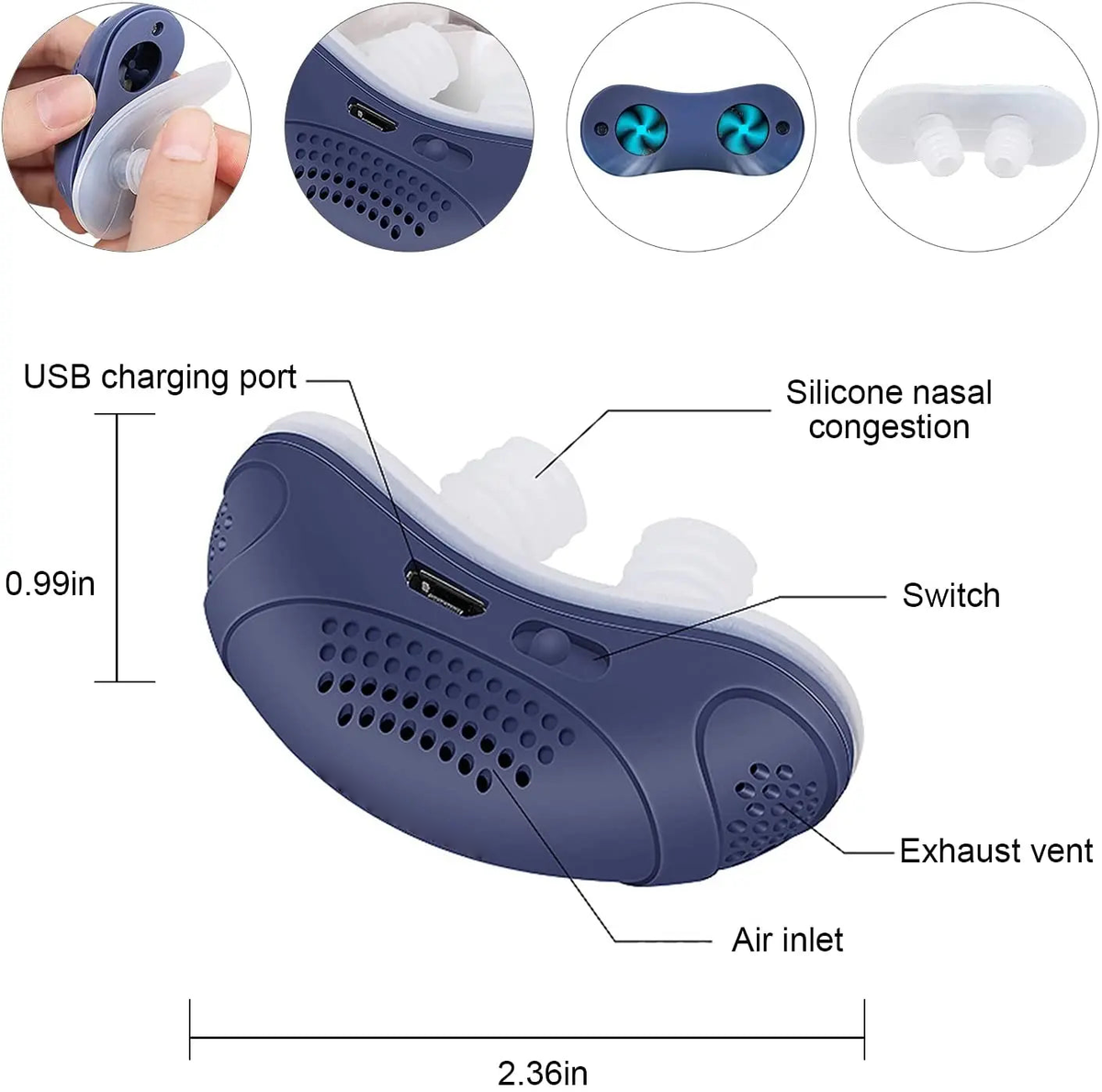 🔥LAST DAY 49% OFF-Micro Machine For Sleep Apnea | Cpap Anti Snoring Device