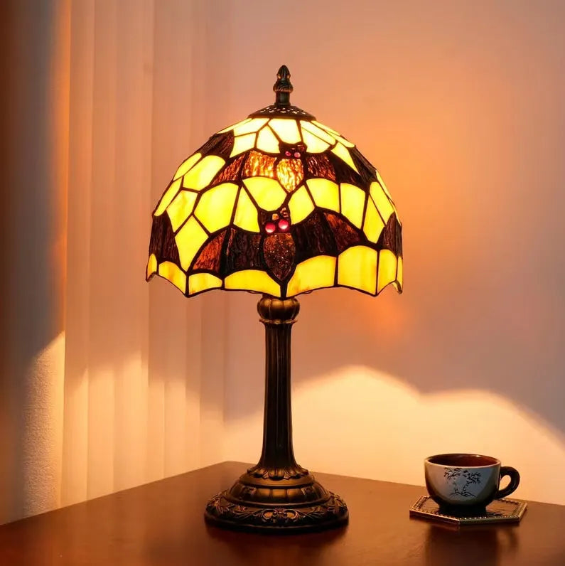 Tiffany Style Resin Themed Table Lamp