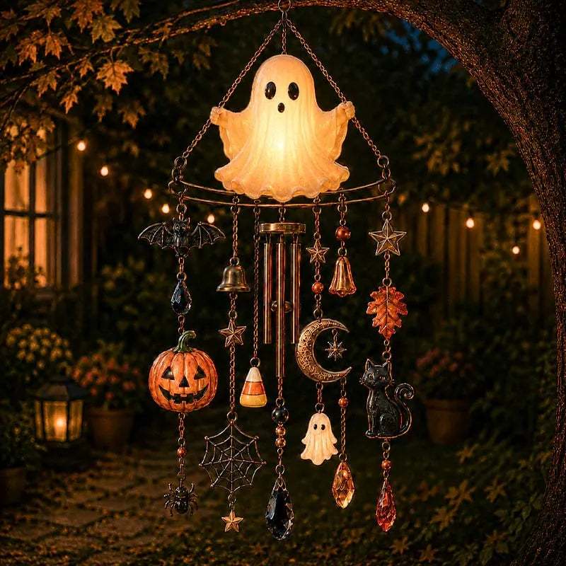 🔥 Halloween-Frühaktion: 49 % Rabatt 👻 Leuchtendes Geister-Windspiel
