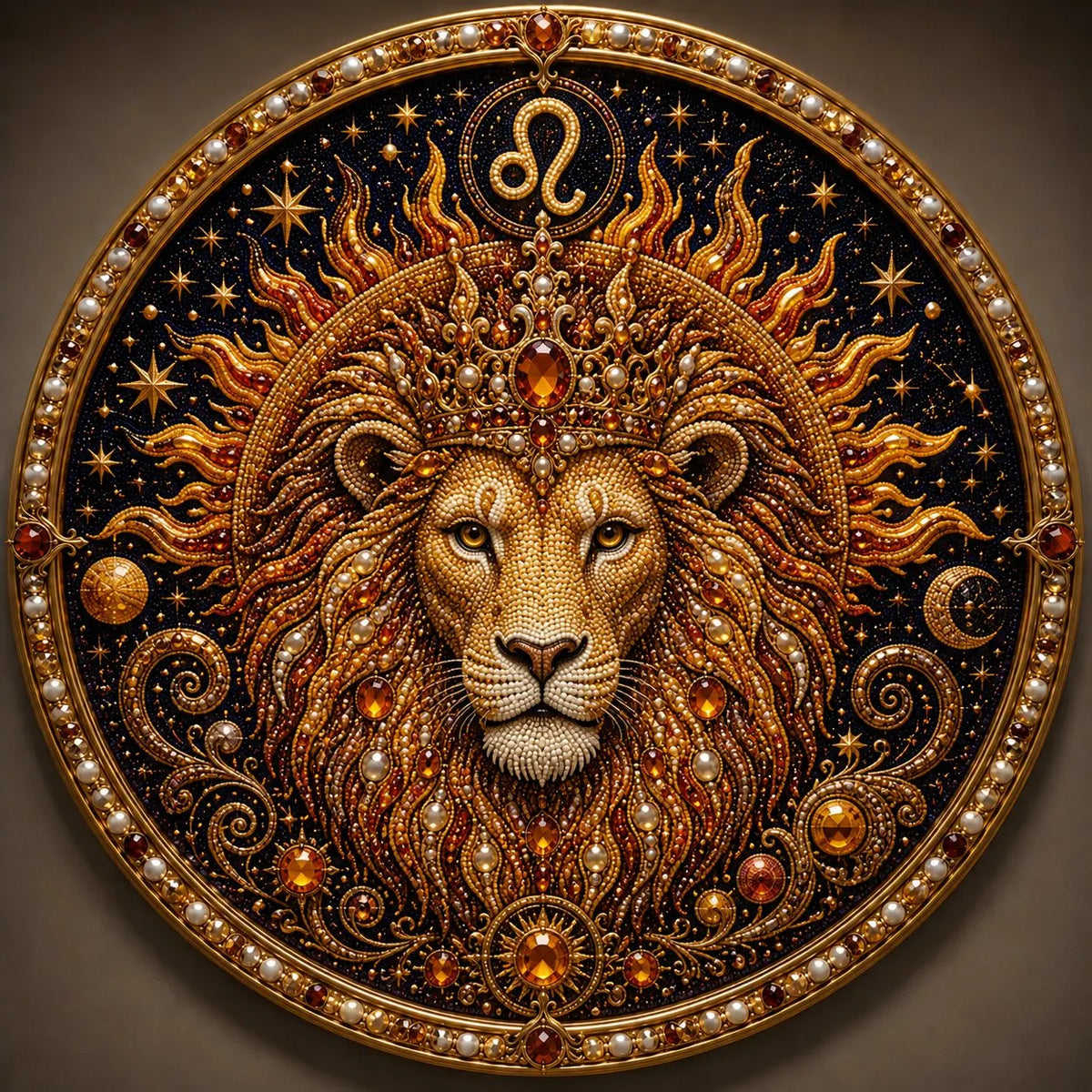 🔥Last Day 49% OFF - 12 Zodiac Signs Pearl Art Kit ♈🌙