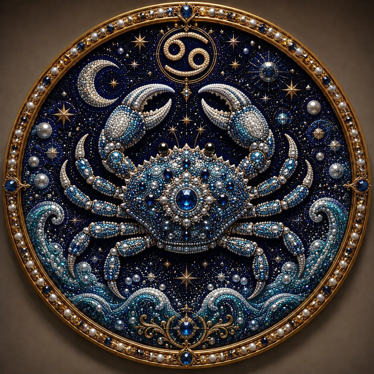 🔥Last Day 49% OFF - 12 Zodiac Signs Pearl Art Kit ♈🌙