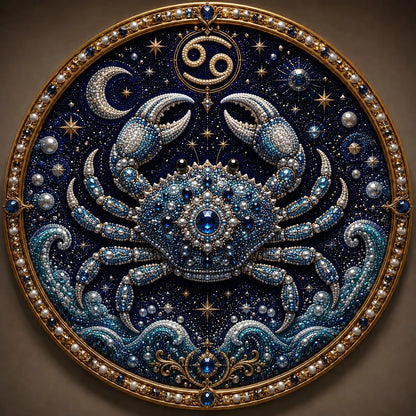 🔥Last Day 49% OFF - 12 Zodiac Signs Pearl Art Kit ♈🌙