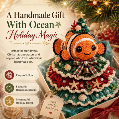 ⏳ Last Day 49% OFF – 🌊 Beginner-Friendly DIY Layered Ocean Christmas Yarn Art Kit Collection | Complete Kit with All Tools & Step-by-Step Guide Included 💕