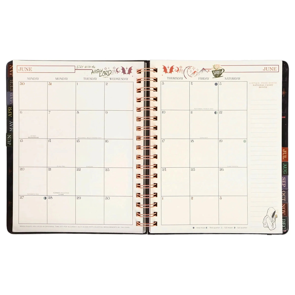 🌙 A Court of Thorns and Roses: Velaris 2027 Weekly Planner ✨ Officially Licensed Fantasy Organizer