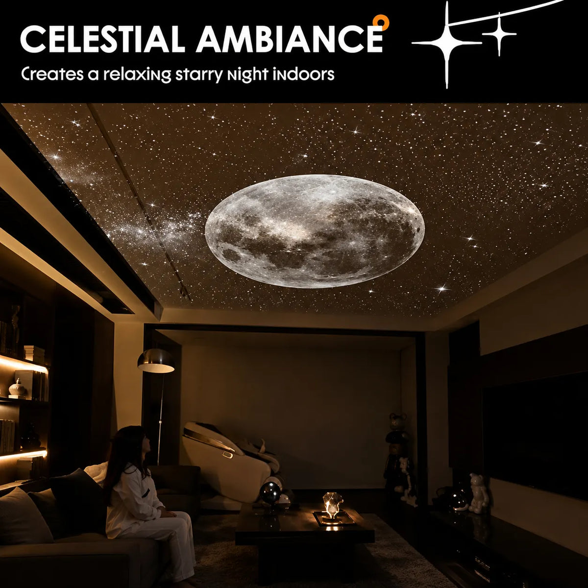 🔥LAST DAY 49% OFF-3-in-1 Galaxy Projector Night Light