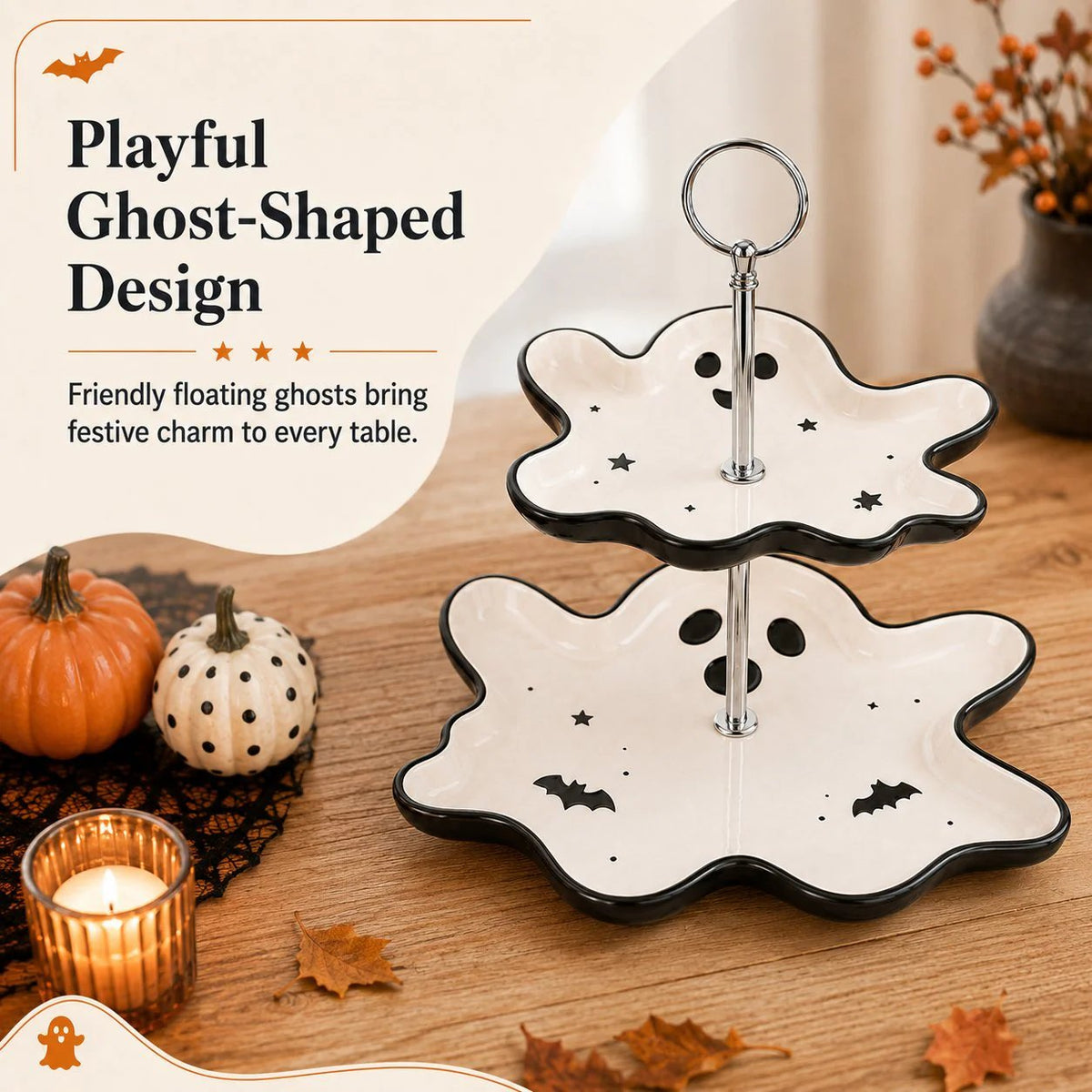 Two-Tier Ghost Serving Stand