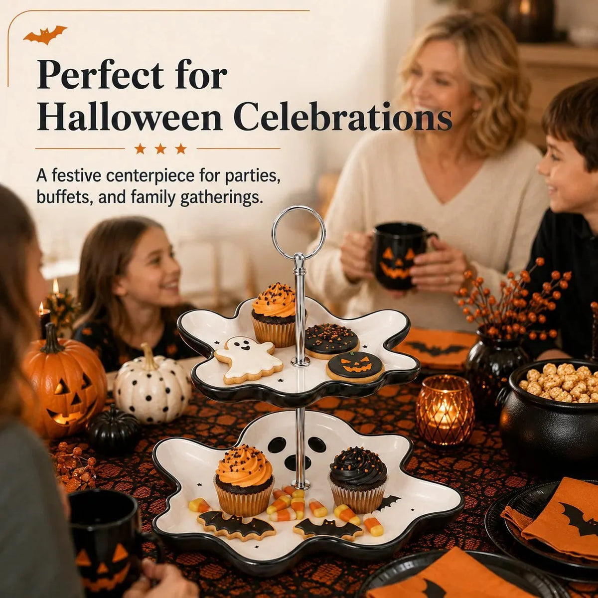 Two-Tier Ghost Serving Stand