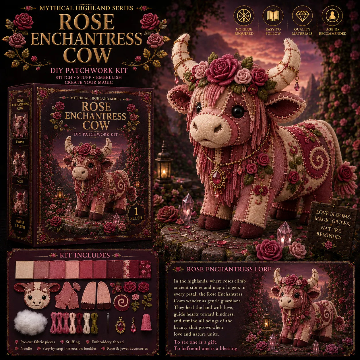 Rose Cow 🌹