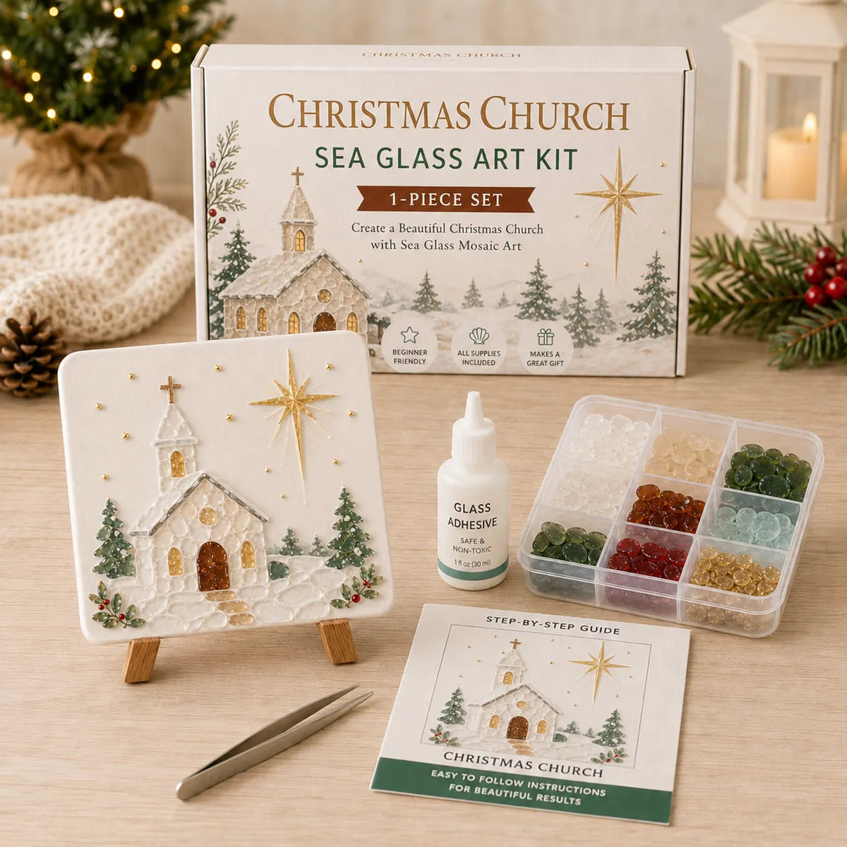 🎅🎄 create your own magical christmas sea glass art 🦌✨(🔥🔥🔥50% Off)