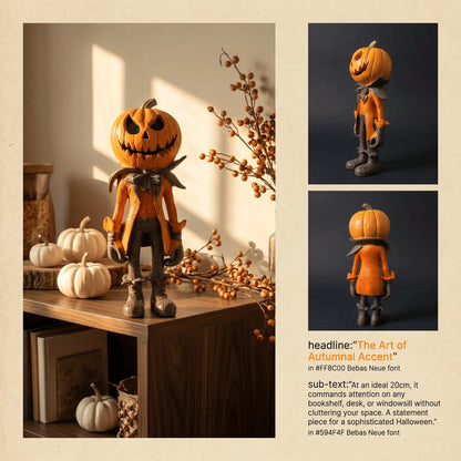 🌟👻Halloween Pumpkin Man Figurine/Decoration🎃