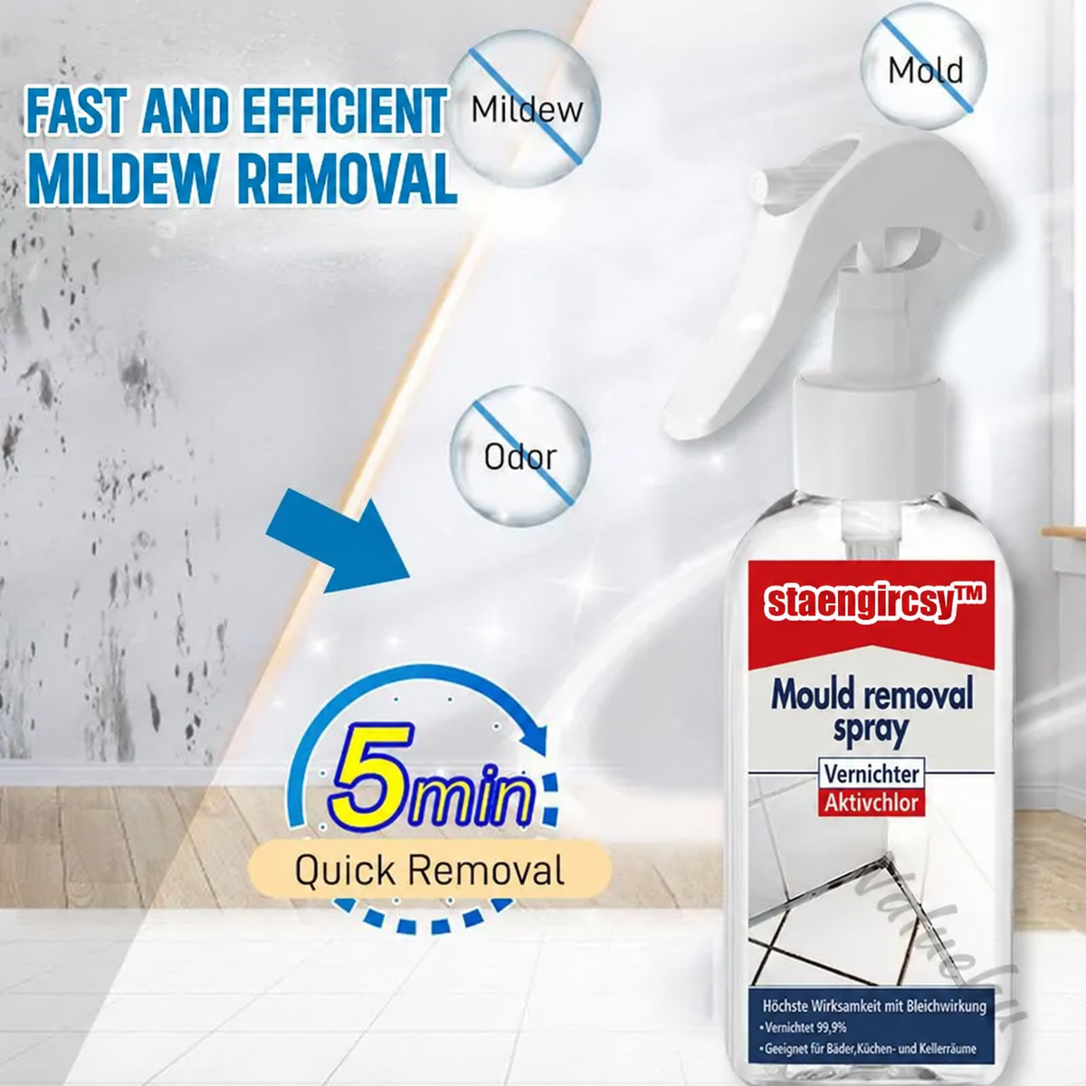 🔥Last Day Promotion 49%OFF🔥All-purpose Mildew Removal clean Spray