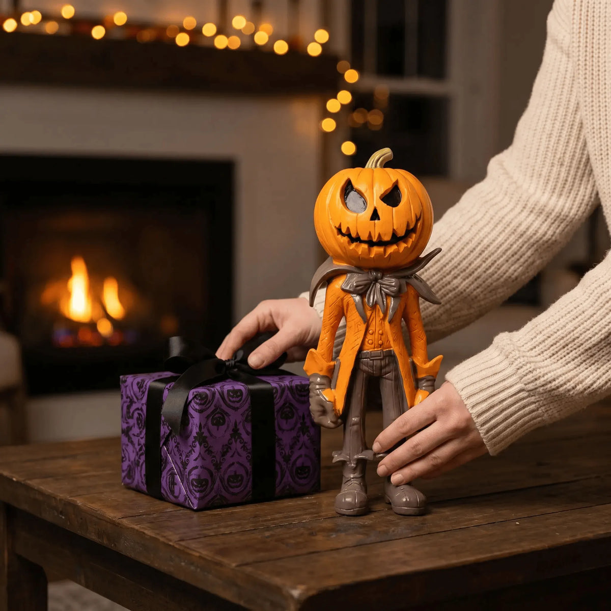 🌟👻Halloween Pumpkin Man Figurine/Decoration🎃