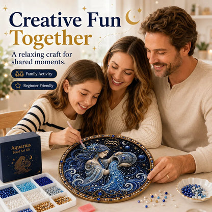 🔥Last Day 49% OFF - 12 Zodiac Signs Pearl Art Kit ♈🌙