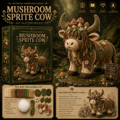 Mythical Highland Cow DIY Sewing Kit 🐮✨🔥New product launch🌙🔥