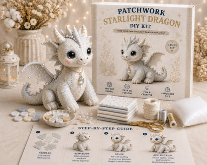 DIY Patchwork Dragon Kit – Craft Your Own Magical Collectible Dragon Plush🔥Last 4 hours🔥BUY 2 GET 1 FREE (3 PCS)🎁For Your Family❤️