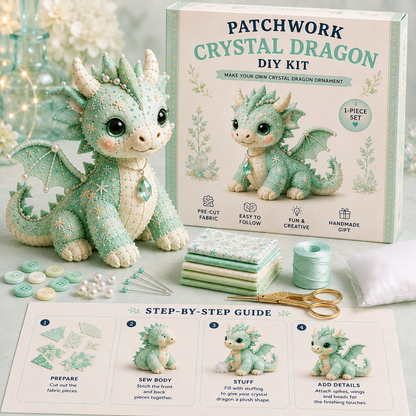 DIY Patchwork Dragon Kit – Craft Your Own Magical Collectible Dragon Plush🔥Last 4 hours🔥BUY 2 GET 1 FREE (3 PCS)🎁For Your Family❤️