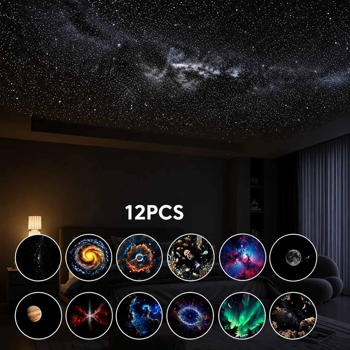 🔥LAST DAY 49% OFF-3-in-1 Galaxy Projector Night Light