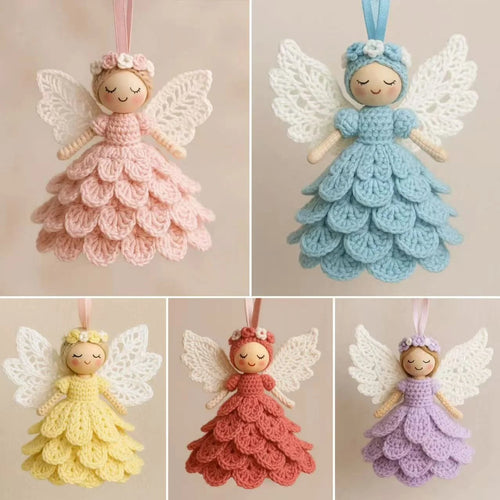 ⚡🔥Early Chrismas Sale 50% Off🎄Crochet your own angel - complete craft kit