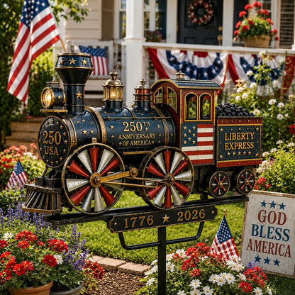 Tom Handcrafted 🚂America 250 Liberty Express Wind Spinner-Buy 2 Free Shipping
