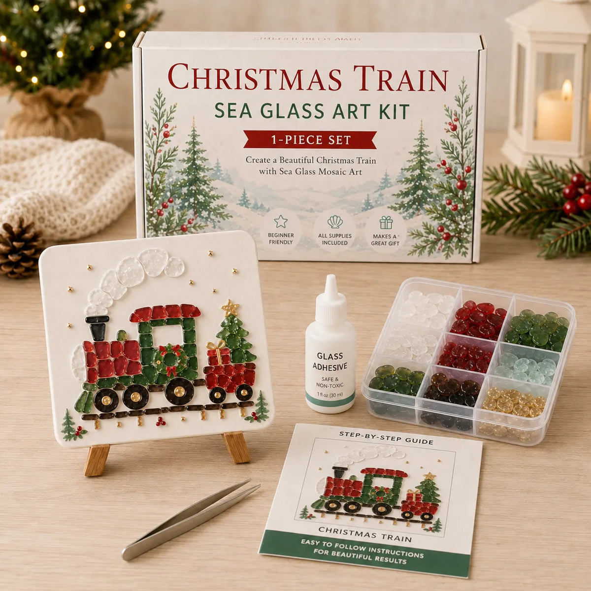 🎅🎄 create your own magical christmas sea glass art 🦌✨(🔥🔥🔥50% Off)