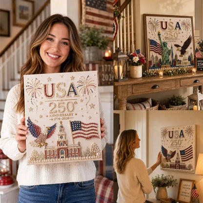 USA 250th Anniversary DIY Diamond Painting Kit✨💎