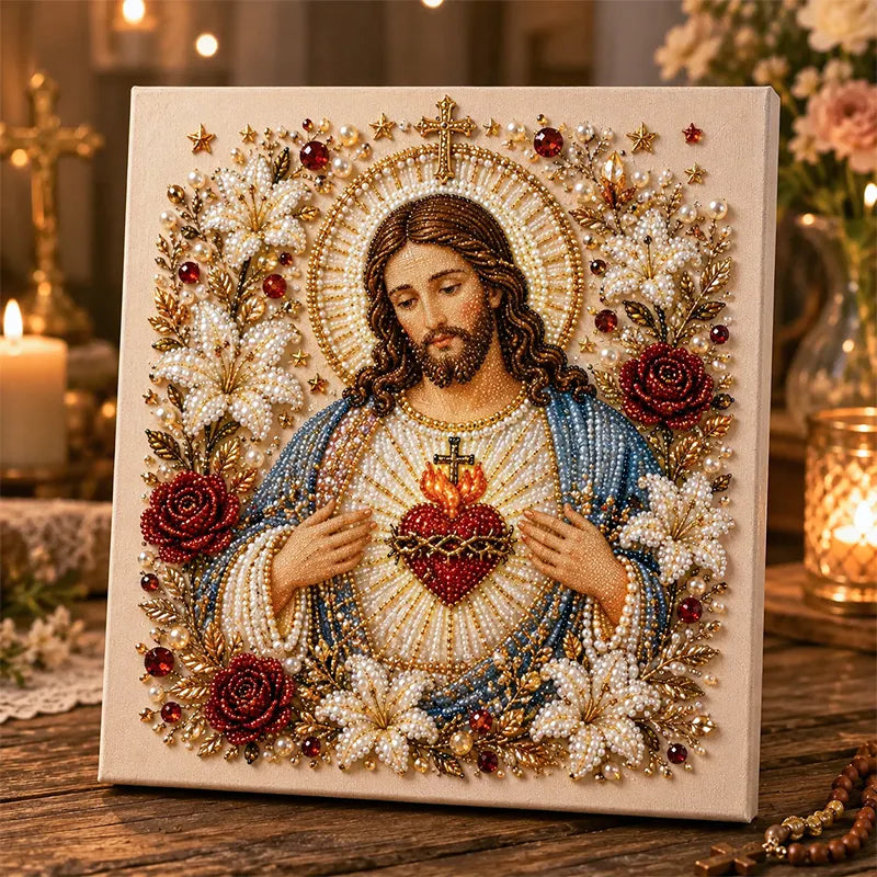 🔥 Last Day 49% OFF – ✝️ DIY Jesus Pearl Art Kit (📦Buy 2 Free Shipping)