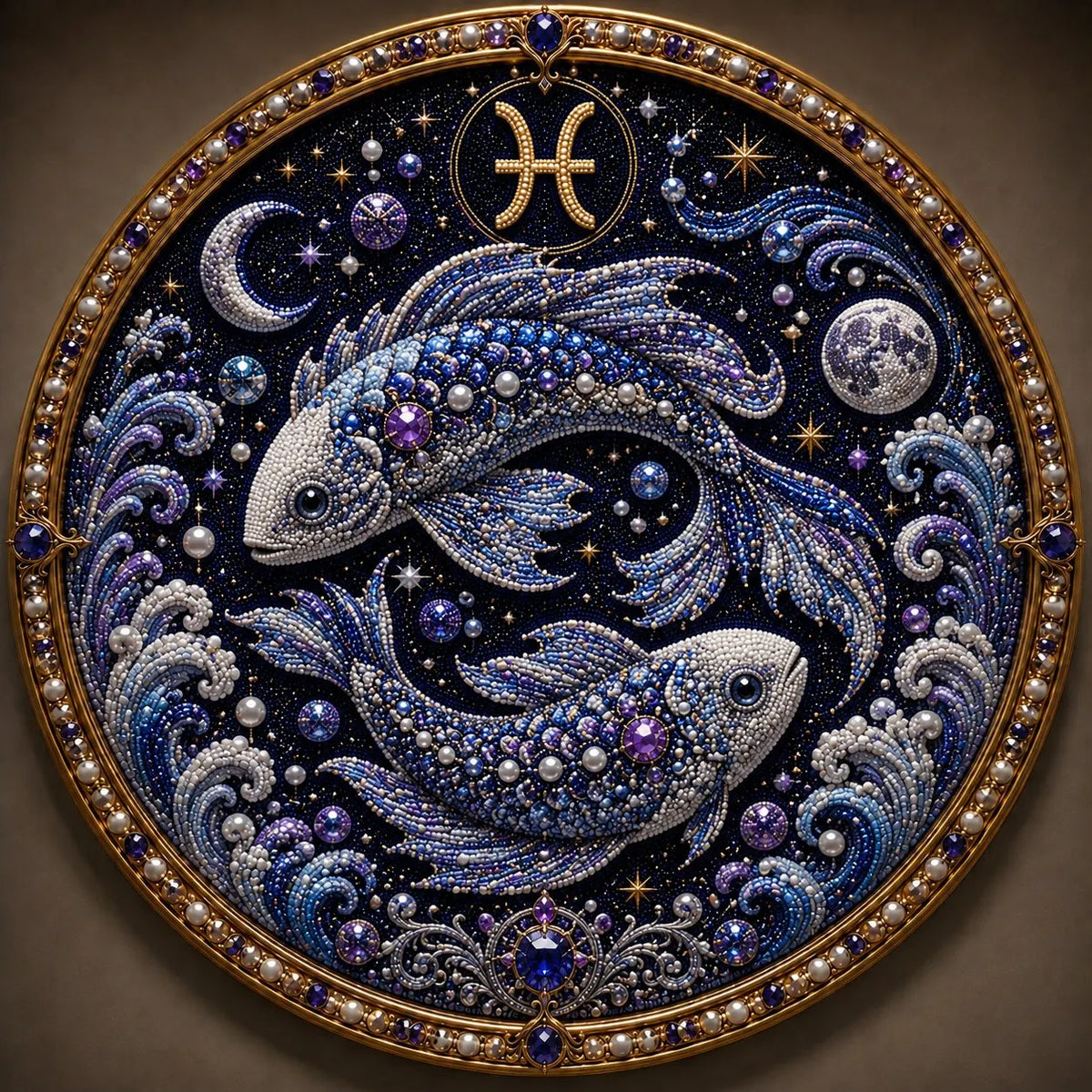 🔥Last Day 49% OFF - 12 Zodiac Signs Pearl Art Kit ♈🌙