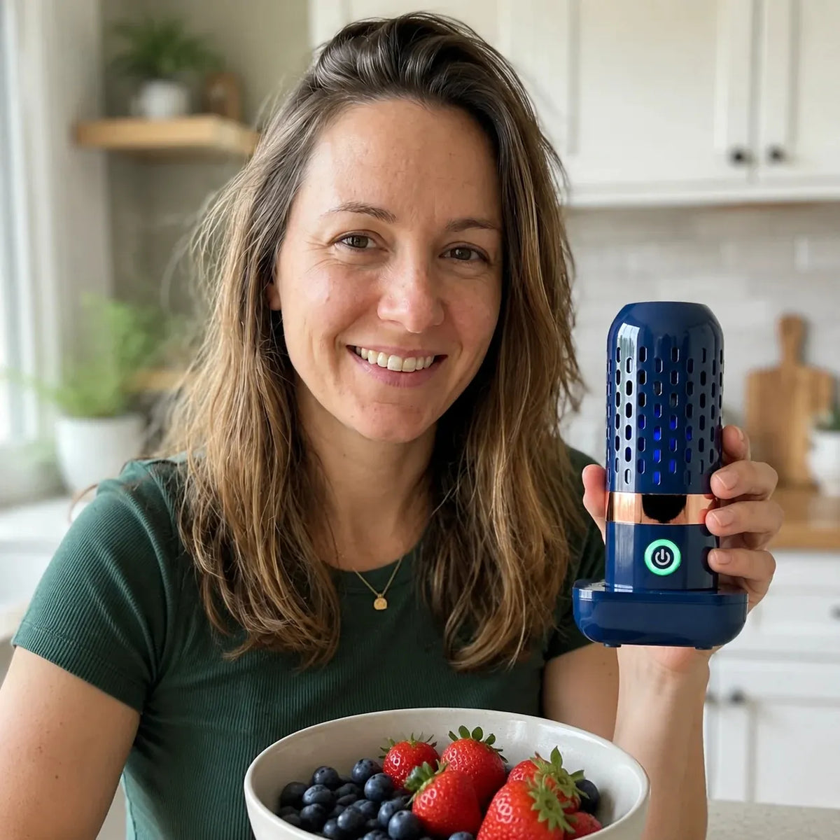 Portable Fruit & Vegetable Cleaner | Wash Away Pesticide Residue, Wax & Bacteria