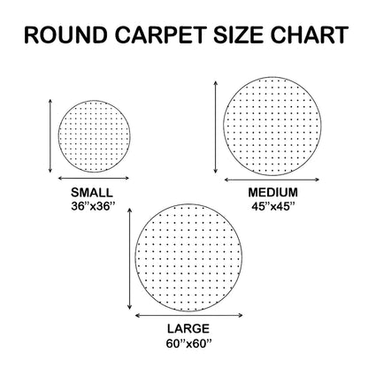 Haunted Stairway Round Carpet NCU0DV9838