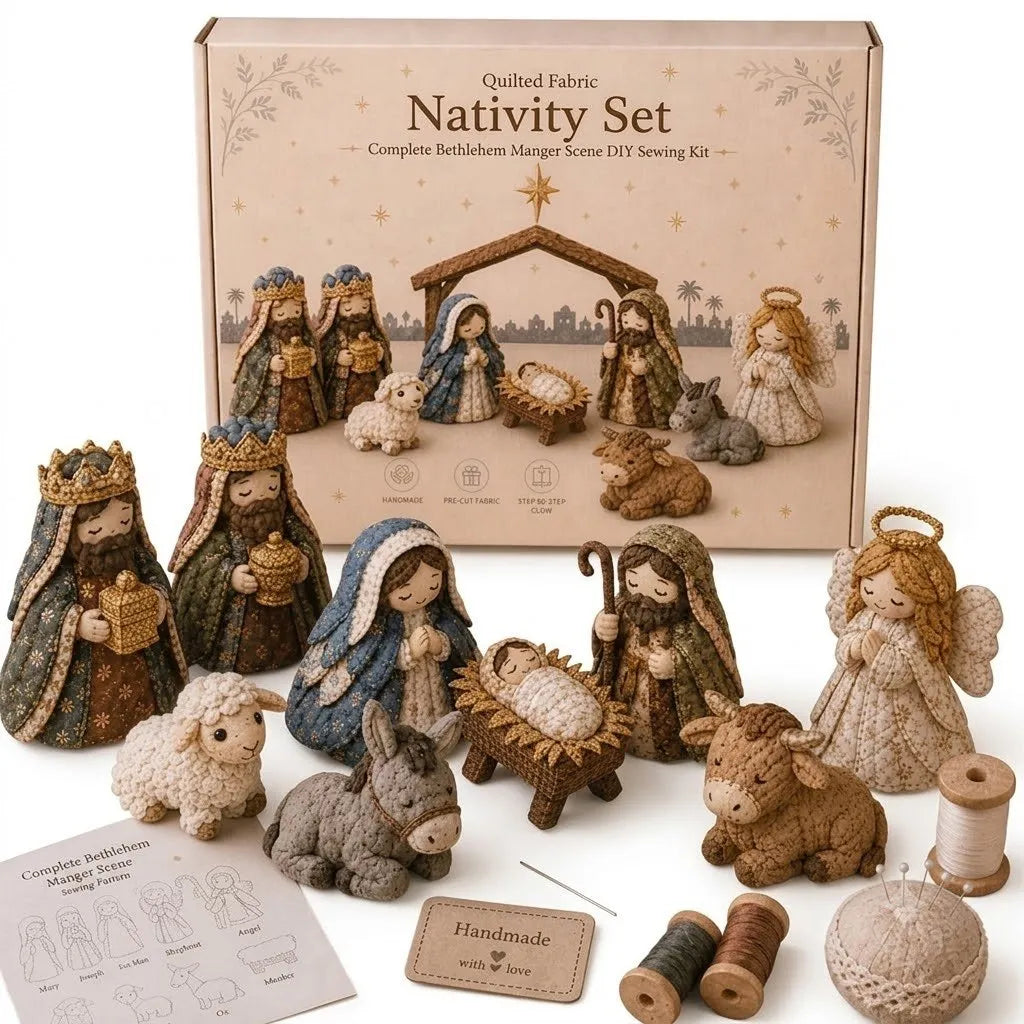 Complete Bethlehem Manger Scene