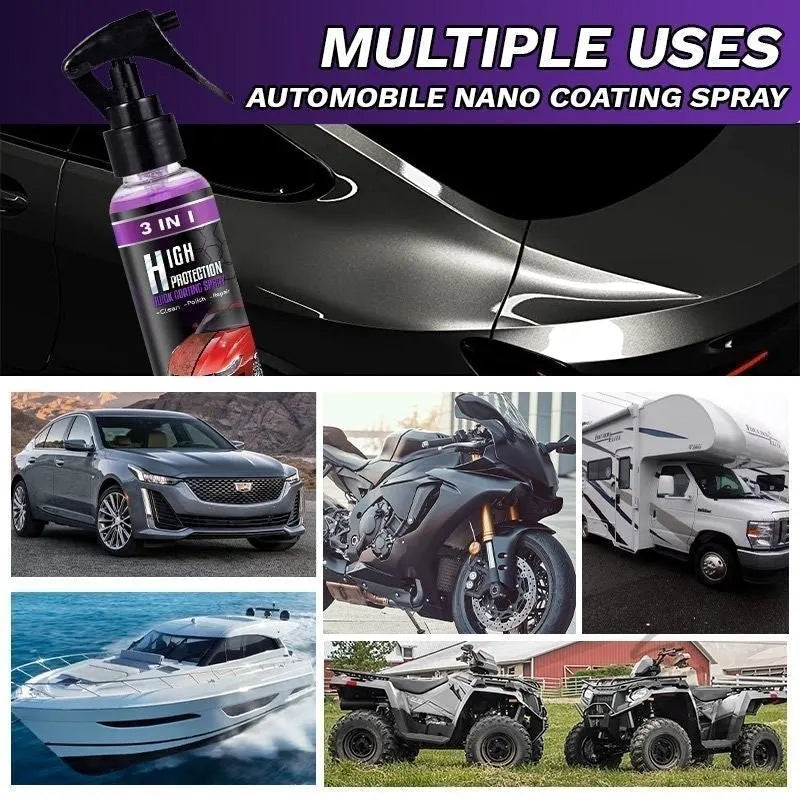 🔥Last Day Promotion 49%OFF🔥3 in 1 High Protection Quick Car Coating Spray