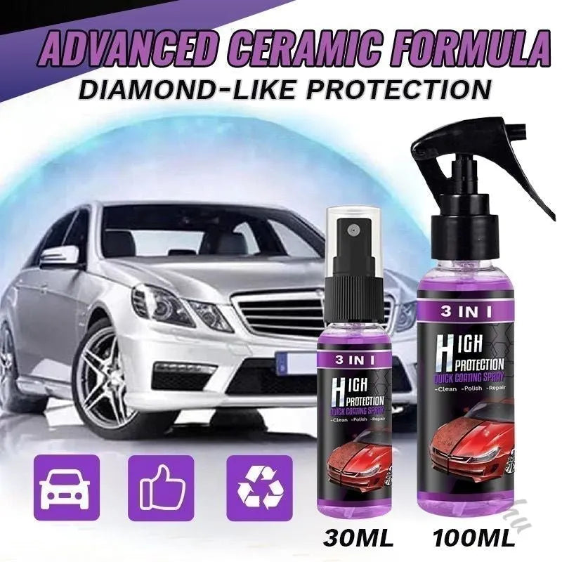 🔥Last Day Promotion 49%OFF🔥3 in 1 High Protection Quick Car Coating Spray