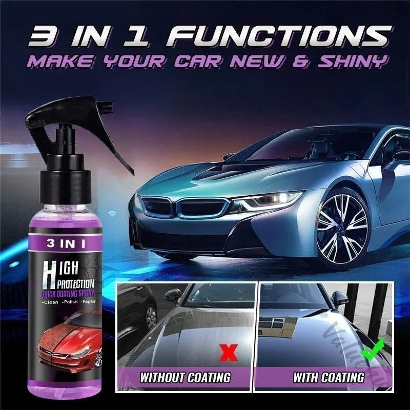🔥Last Day Promotion 49%OFF🔥3 in 1 High Protection Quick Car Coating Spray